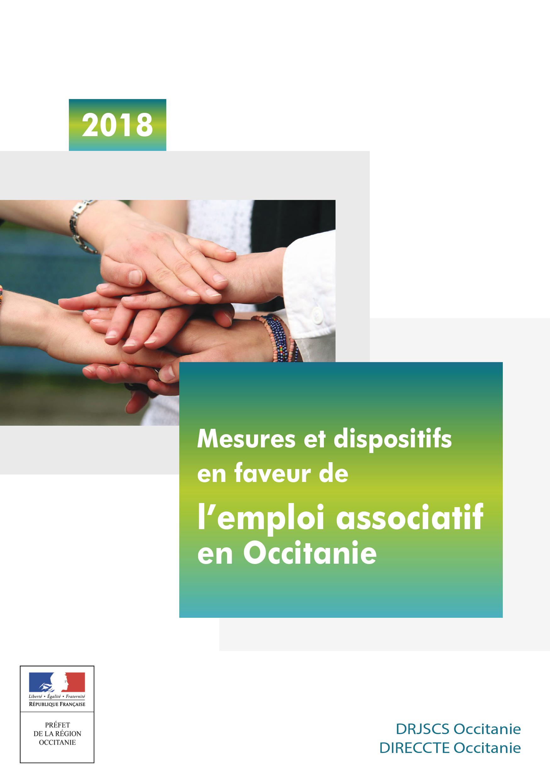 Couverture du guide sur l'emploi associatif en Occitanie
