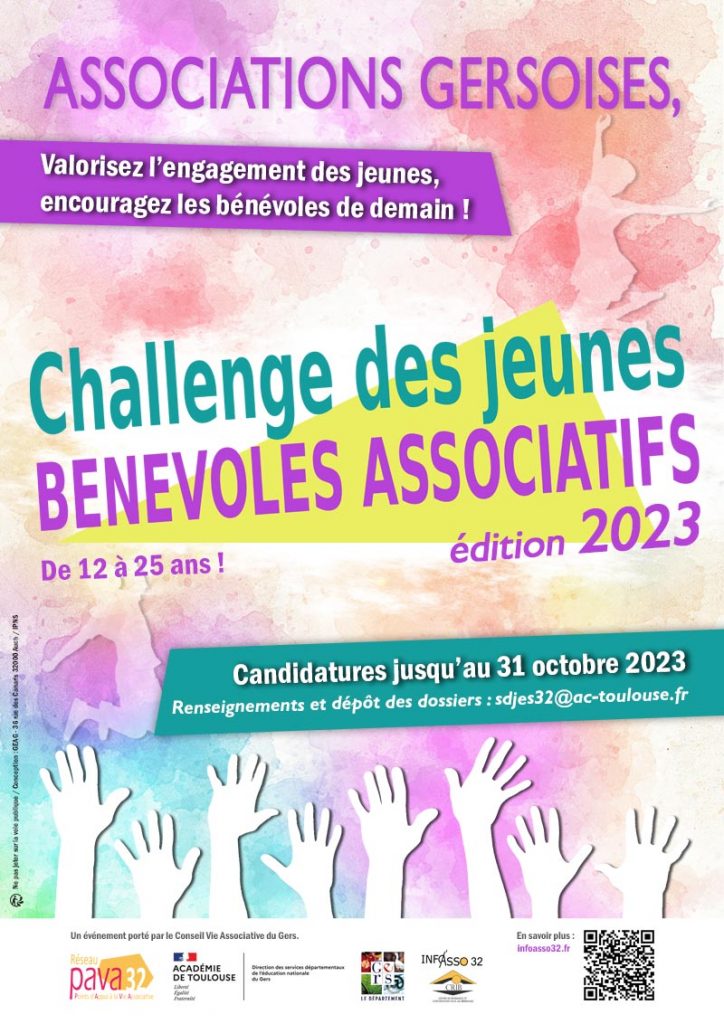 Challenge des jeunes bénévoles associatifs Gers 2023